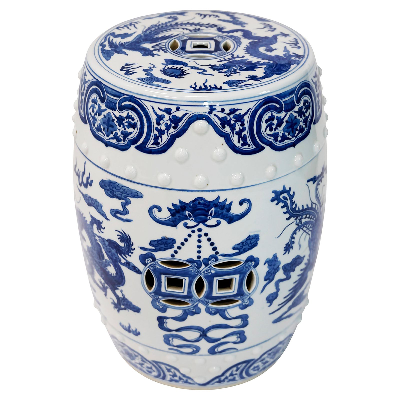 Ceramic Hand Painted Chinese Garden Stool