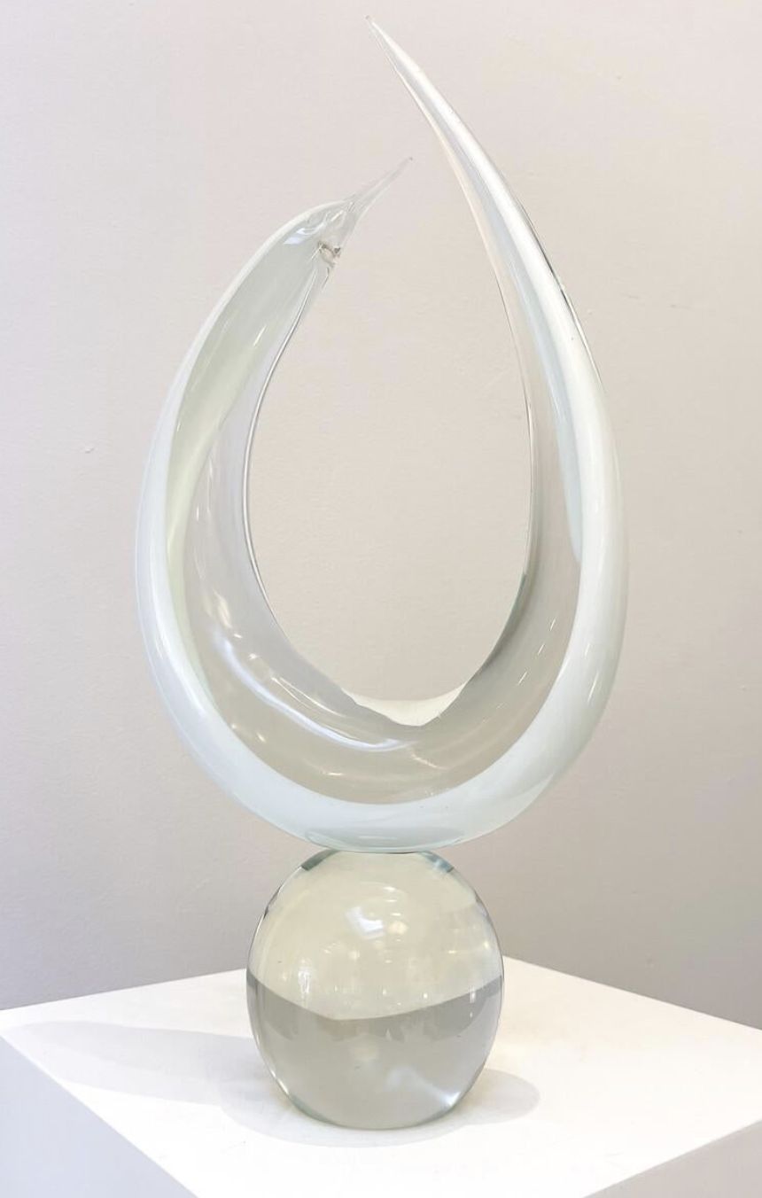 Murano Glass Sculpture By Livio Seguso, Italy photo Art