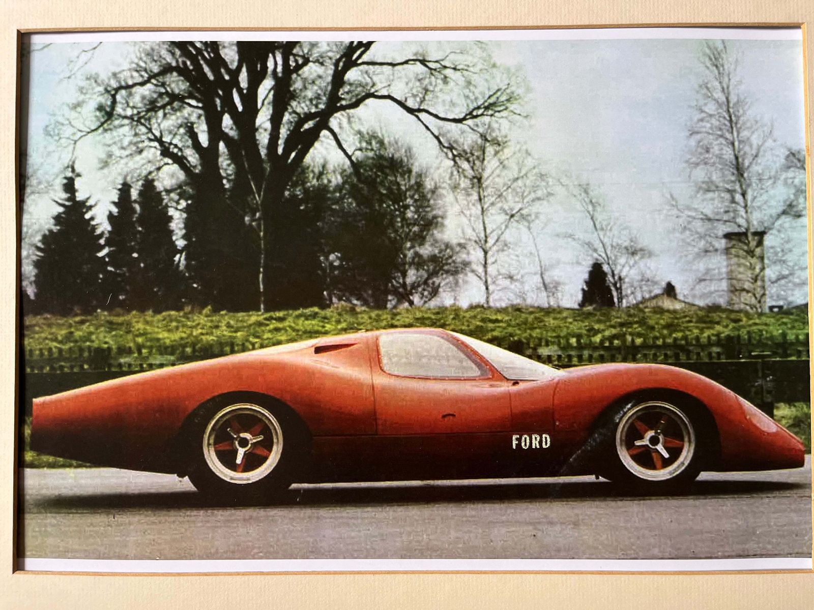 Ford Gt40 Vintage Race Car Poster 1970s photo furniture