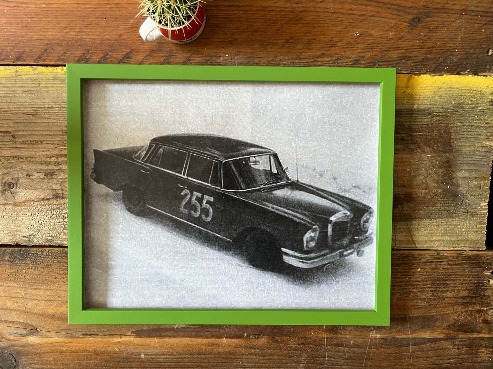 Mercedes Vintage Monte Carlo Rally Poster 1963 photo Art