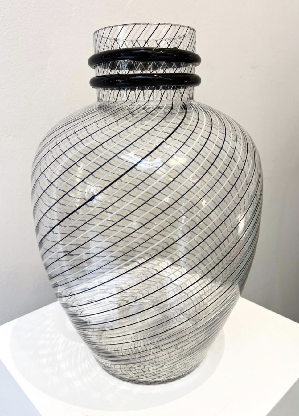 Murano Glass Vase By Fratelli Toso, 1980s photo 1060.0