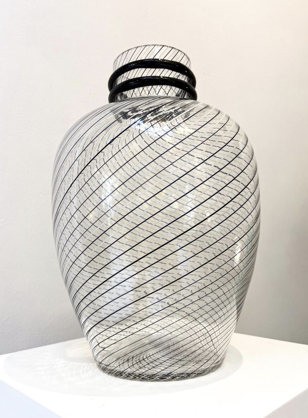 Murano Glass Vase By Fratelli Toso, 1980s photo buy
