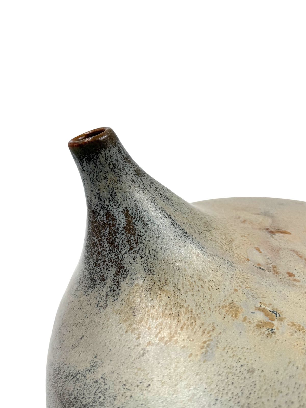 650.0 Mid Century Organic Modern Gres Vase, Franco Bucci Italy Ca. 1970 photo