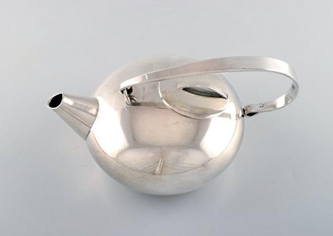 Lino Sabattini For Christofle, Modernist Teapot, 1960s photo furniture