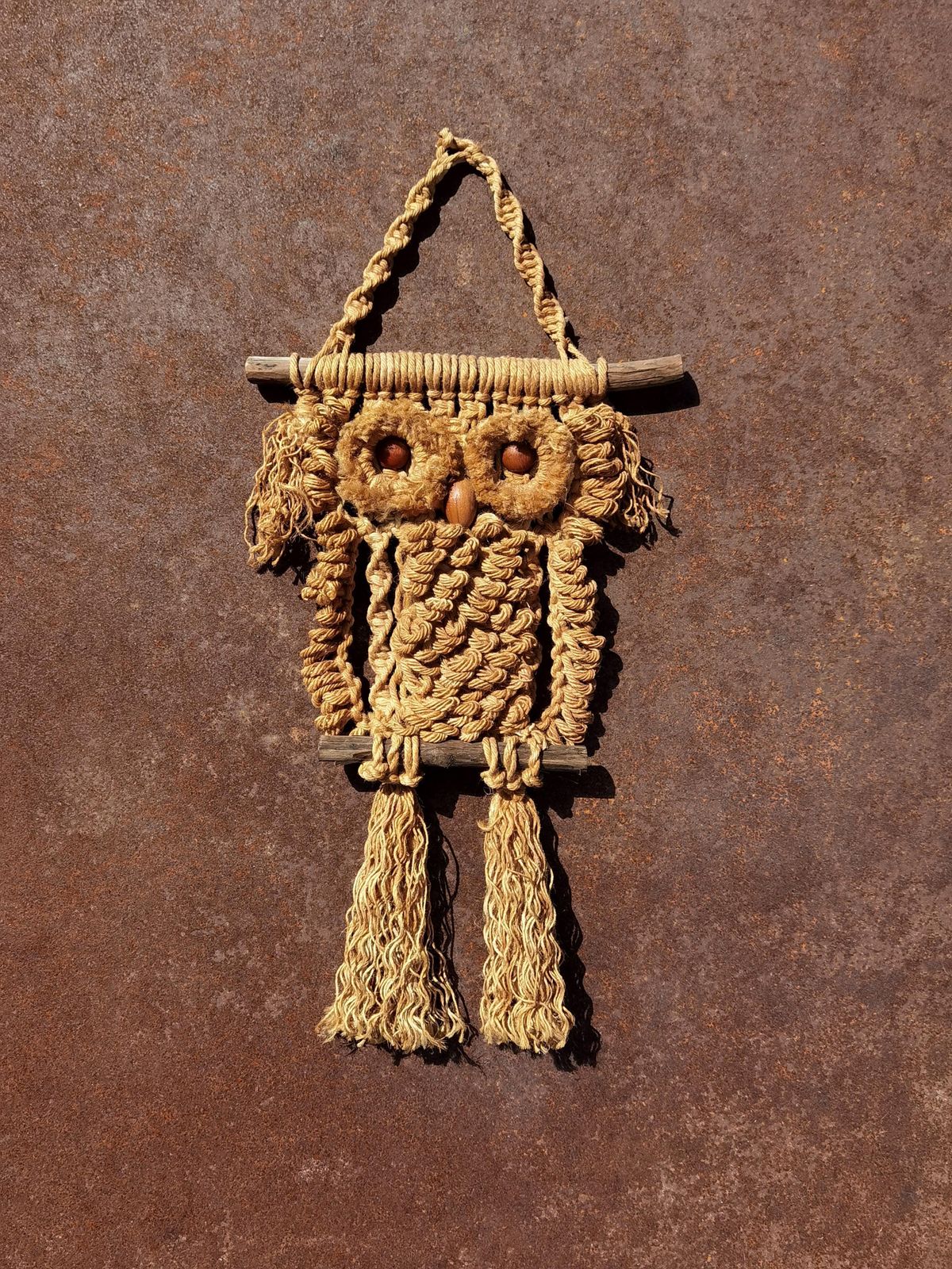 Wall Sculpture Rustic Modern Brutalist Primitivist Animal Owl France 1970 photo furniture