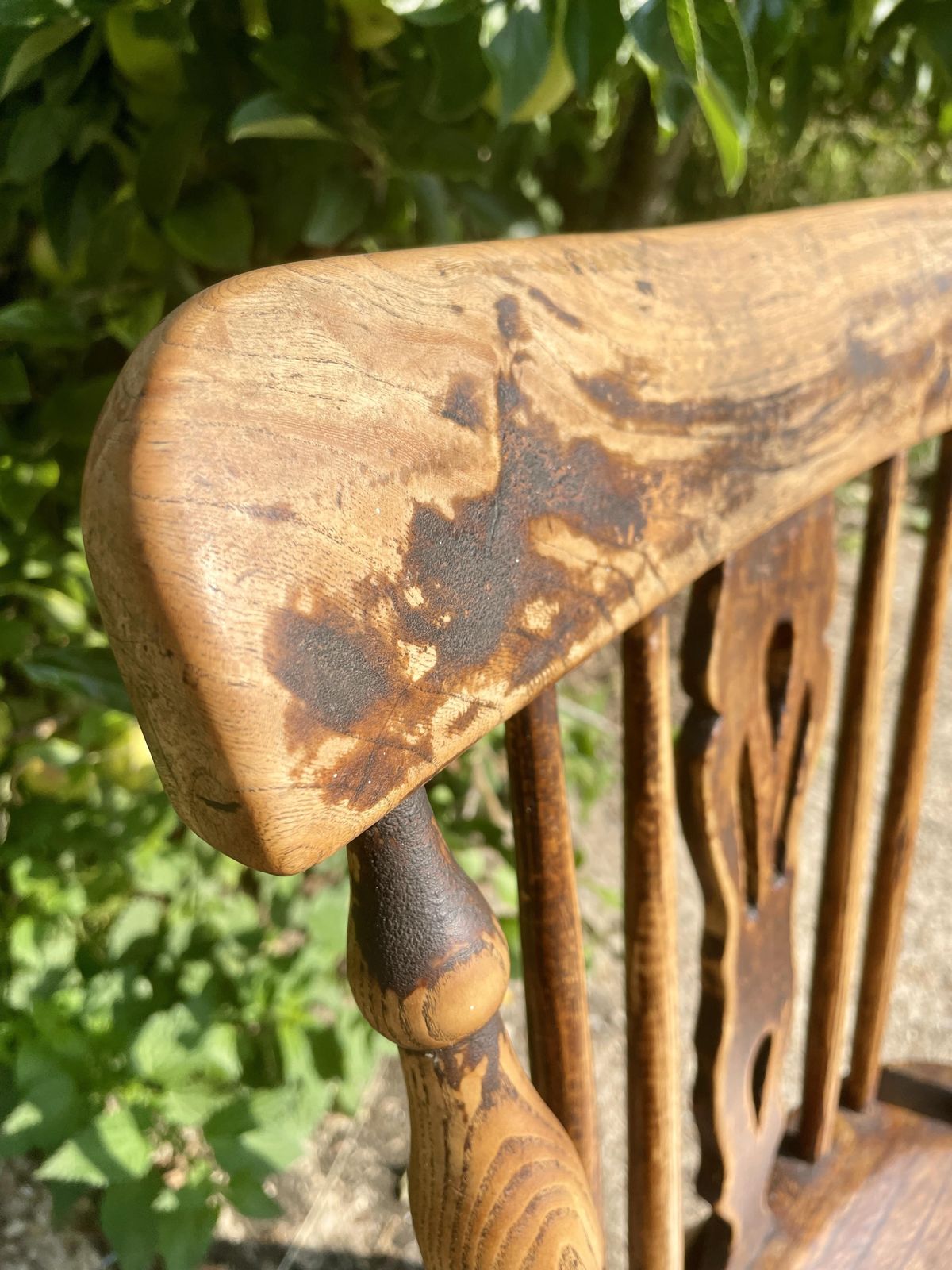 280.0 Antique Thames Farmhouse Country Kitchen Chair photo
