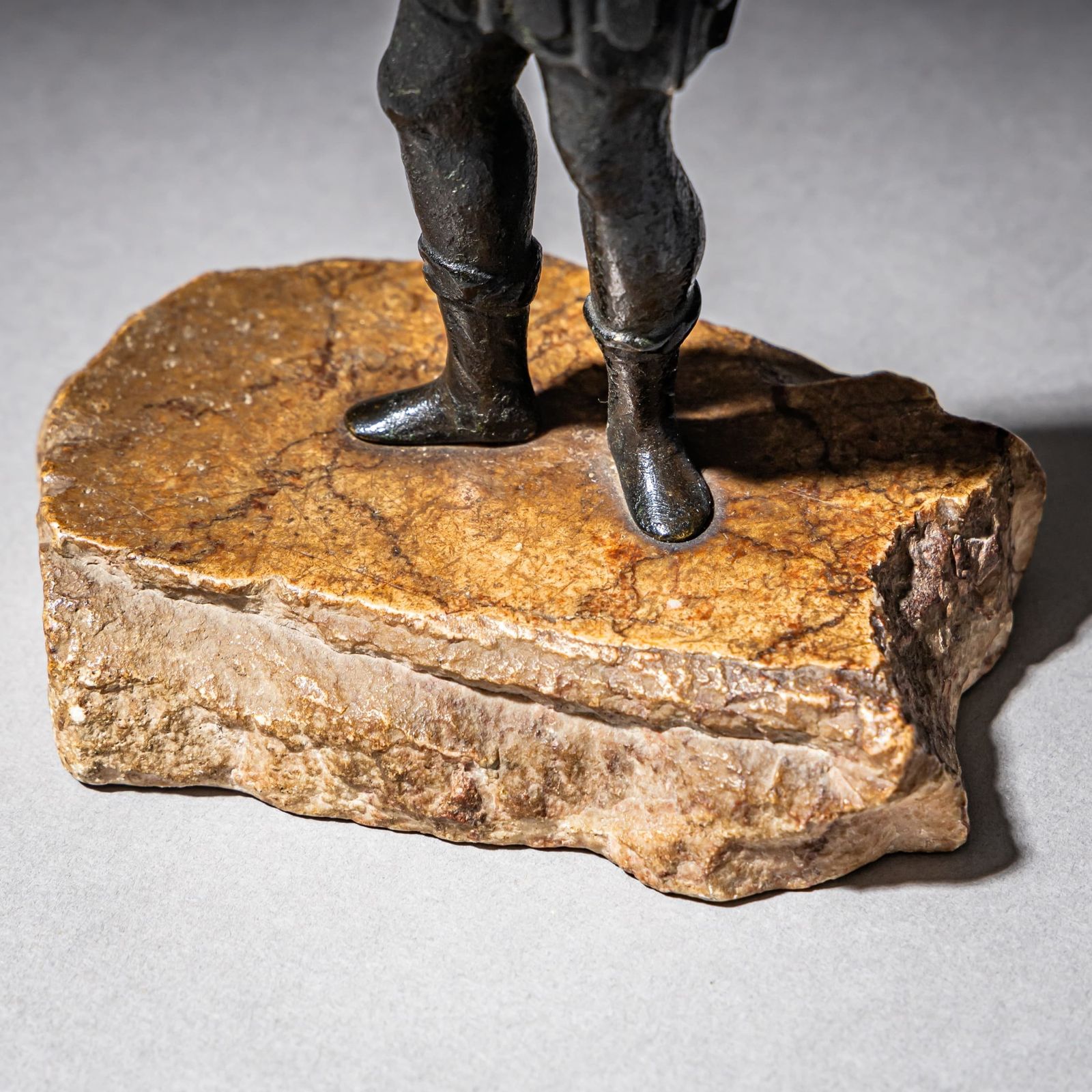 Bronze Statuette Of A Venetian Mercenary, Italy 16th/17th Century photo vinterior