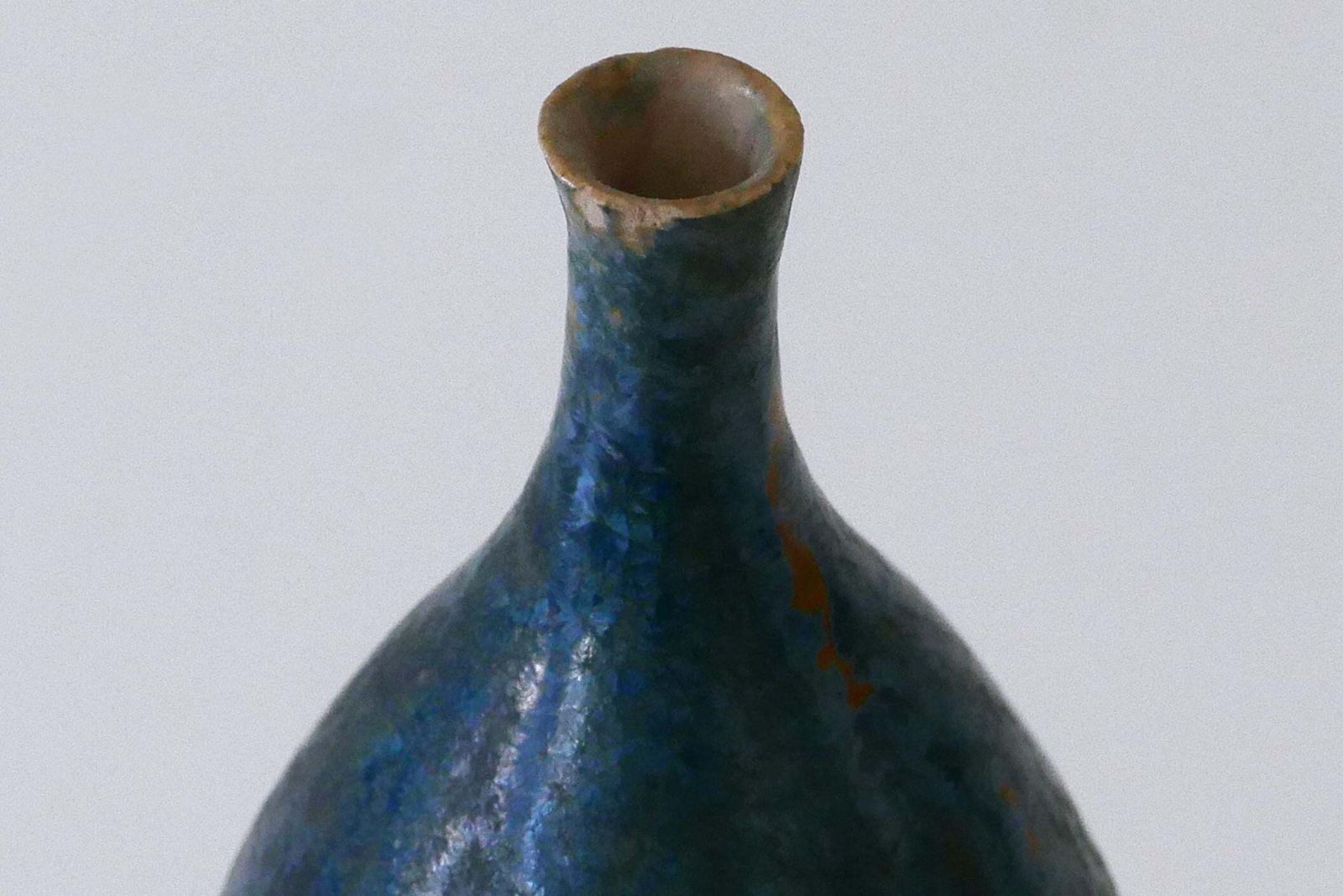 1331.0 Vintage Studio Pottery Ceramic Vase No 03 By Ilse Ludwig Korbel Germany 1976 photo