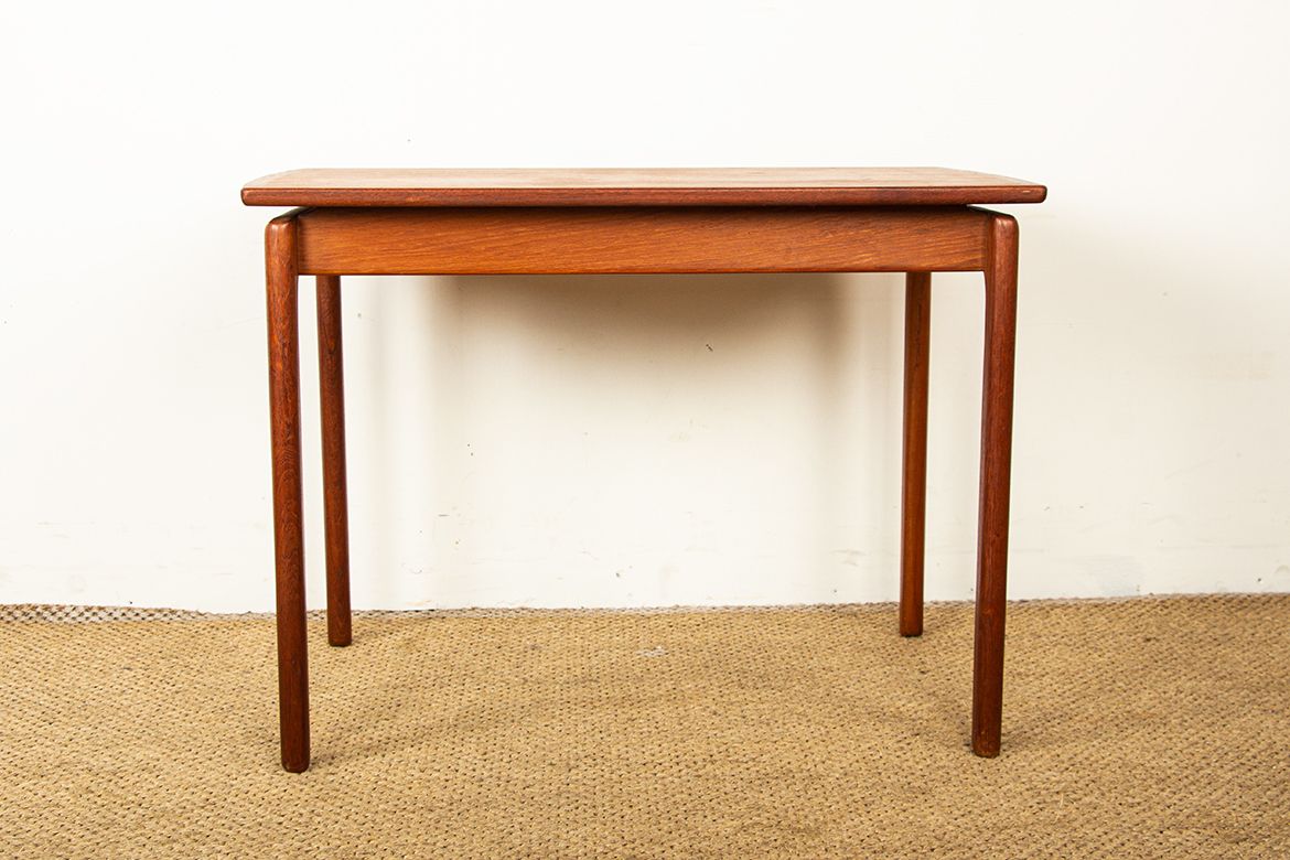 Table basse danoise en teck modèle 019, par Ole Wanscher pour Poul Jeppesen, 1960. photo 1500.0
