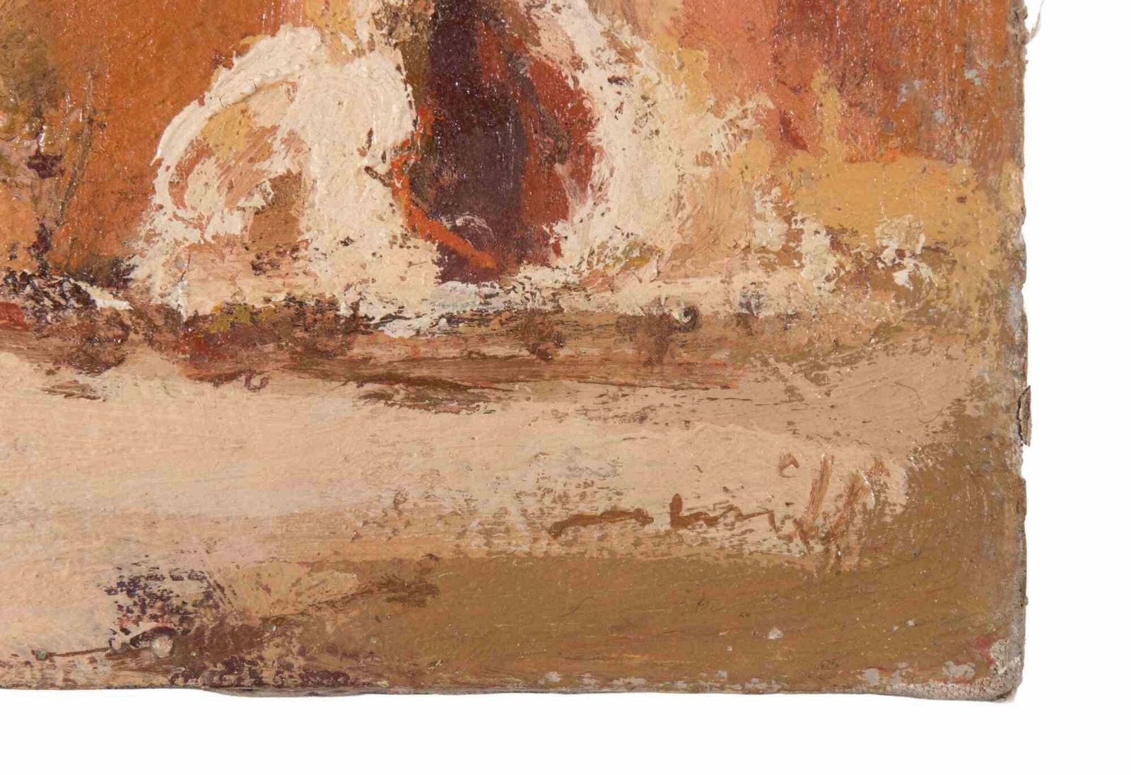 Franco Marzilli View Of Rome   Oil Painting By Franco Marzilli   1970s 1970s photo Art