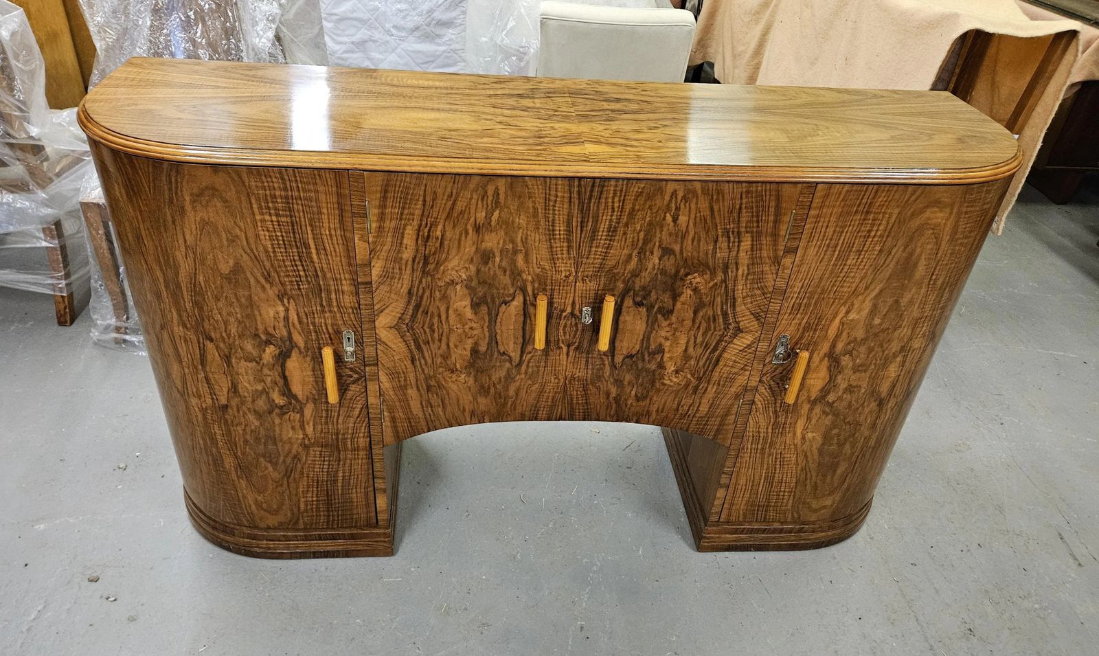 Art Deco Sideboard Credenza, 1930s photo for sale