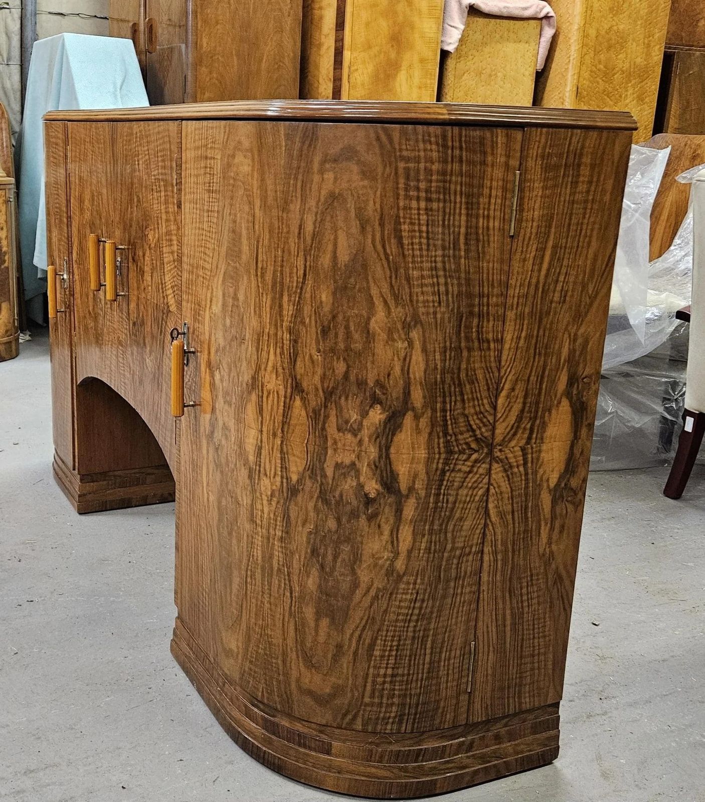 Art Deco Sideboard Credenza, 1930s photo buy