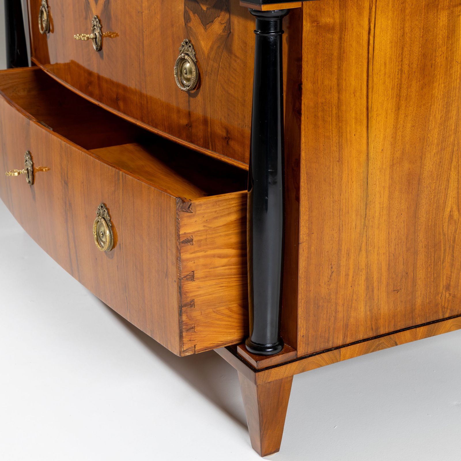 Chest Of Drawers With Transfer Decoration, Southern Germany, Circa 1820 photo vintage