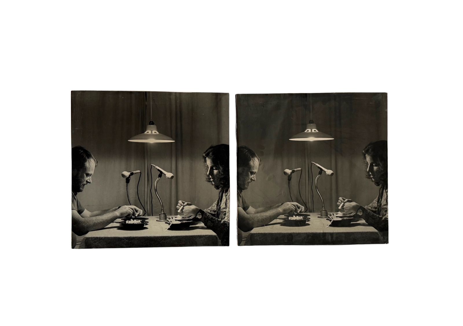 Gerry Hunt (1927   2023), 'Transitive Relationships' Set Of  2 Photographical Works Mounted On Wood Panels, Uk 1979 photo vinterior