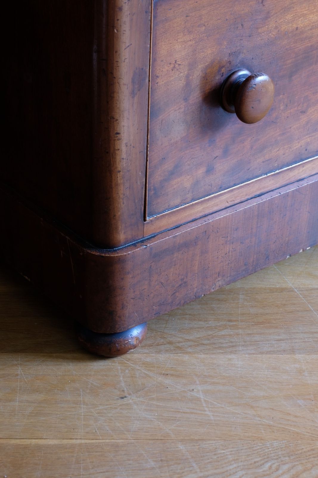 Antique Mahogany Chest Of Drawers – 2 Small Over 3 Large photo Furniture