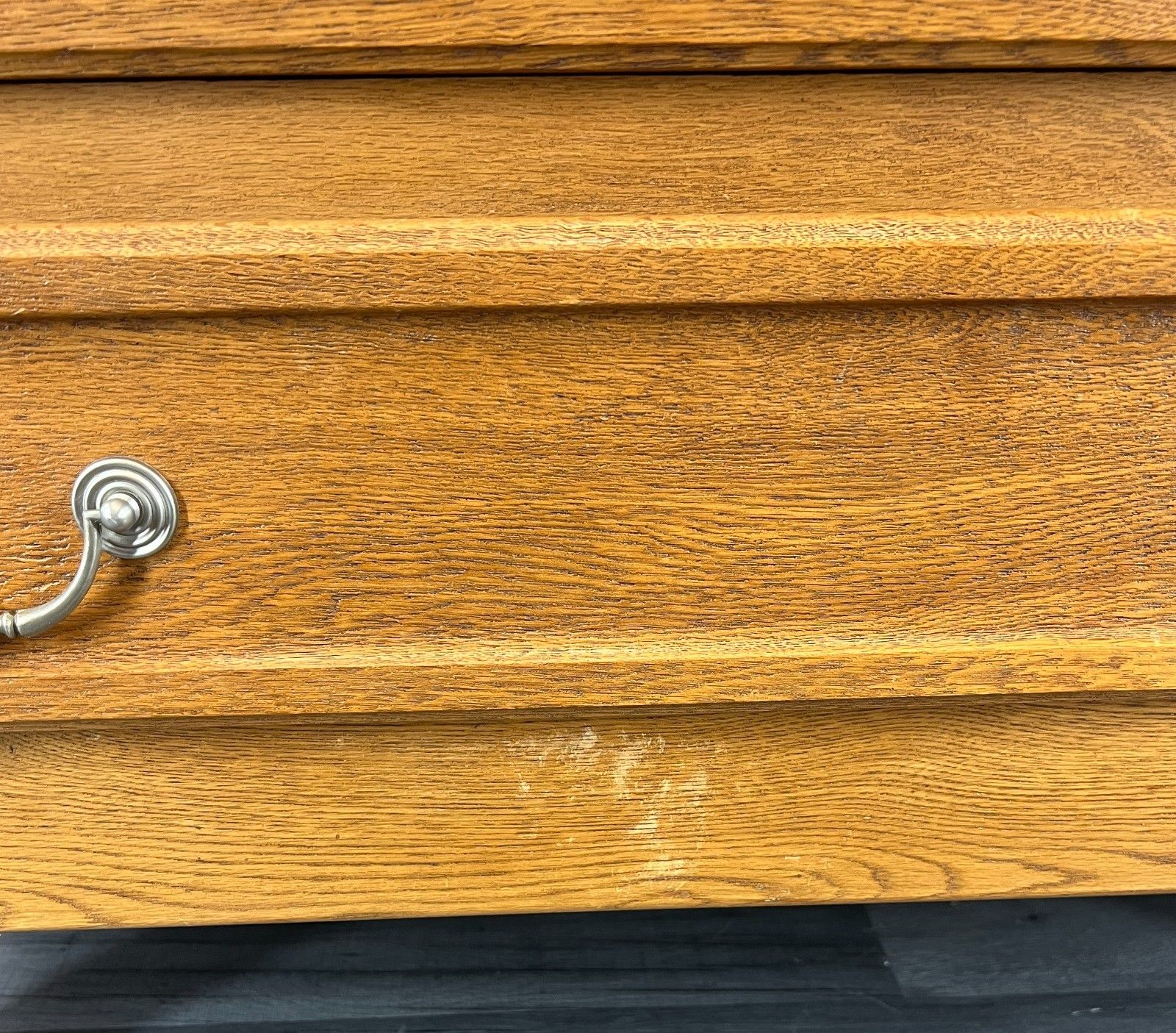 Chest Of Drawers Vintage French Style Oak Cabinet Cupboard Sideboard  – Lot 4124 photo 299.0