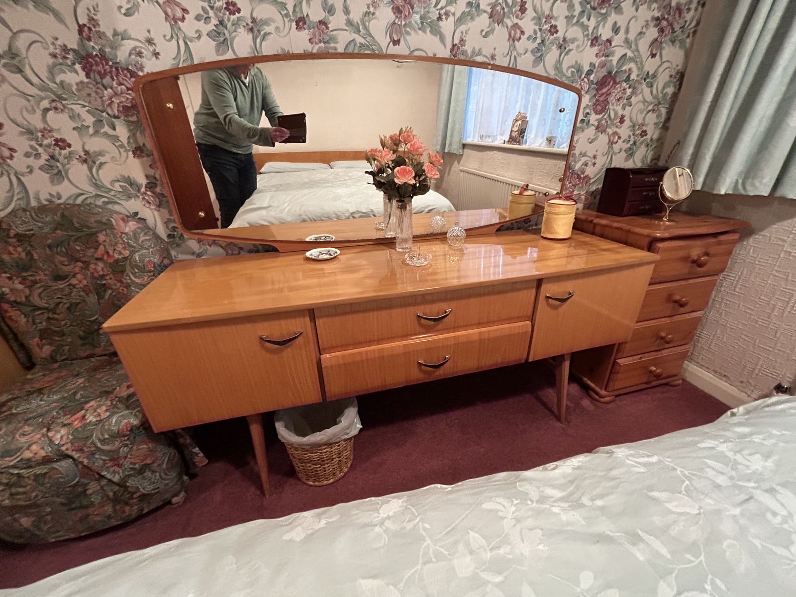 Late 50's Meredew Full Bedroom Suite
