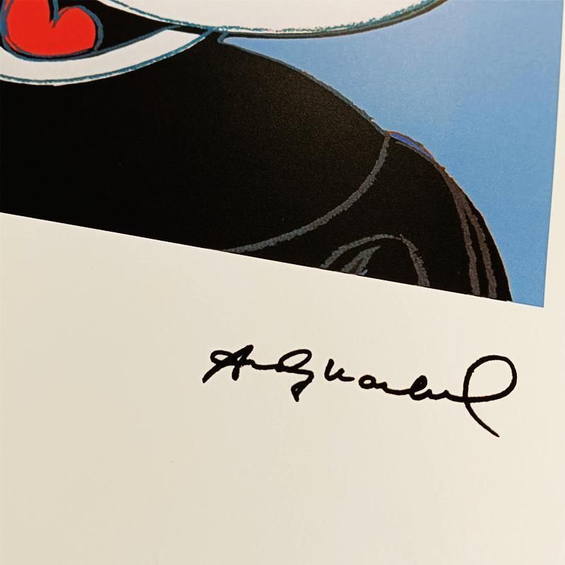 1980s Andy Warhol "Mickey Mouse"   Limited Edition Lithograph. Leo Castelli   New York   Numbered In Pencil. photo for sale