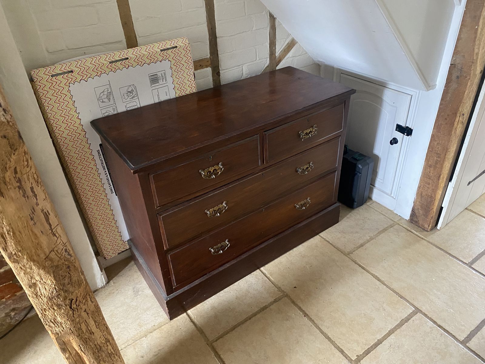Antique 19th Century Mahogany Chest Of Drawers photo Furniture