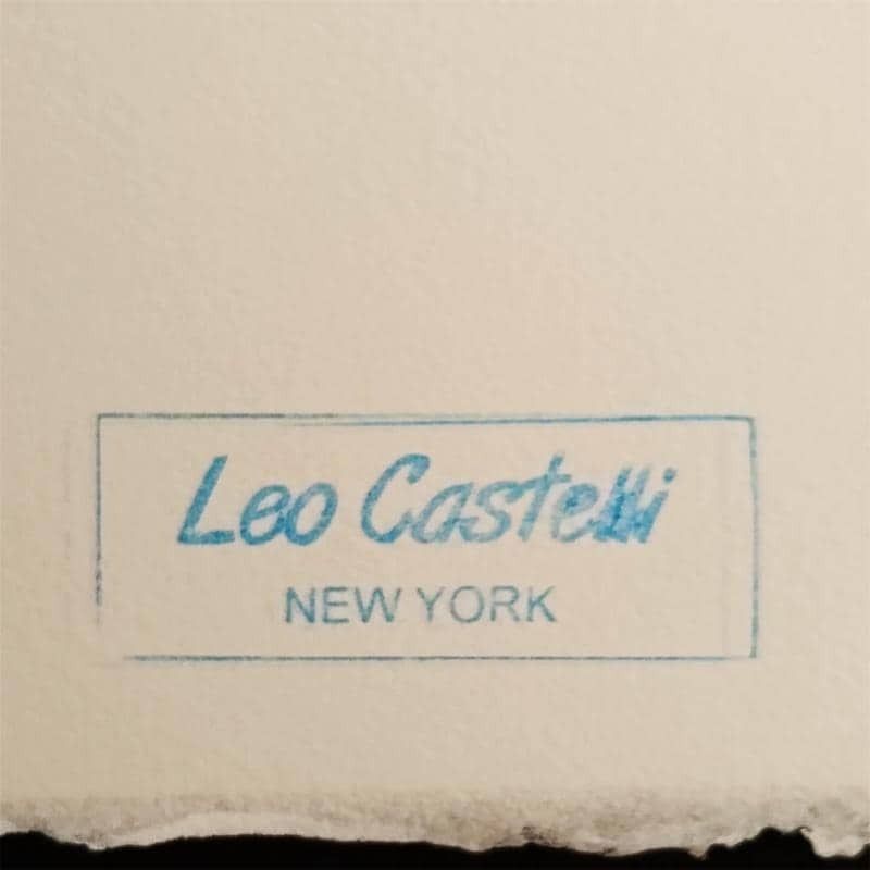 1980s Andy Warhol "Mickey Mouse" Classic   Limited Edition Lithograph. Leo Castelli   New York   Numbered In Pencil. photo vintage