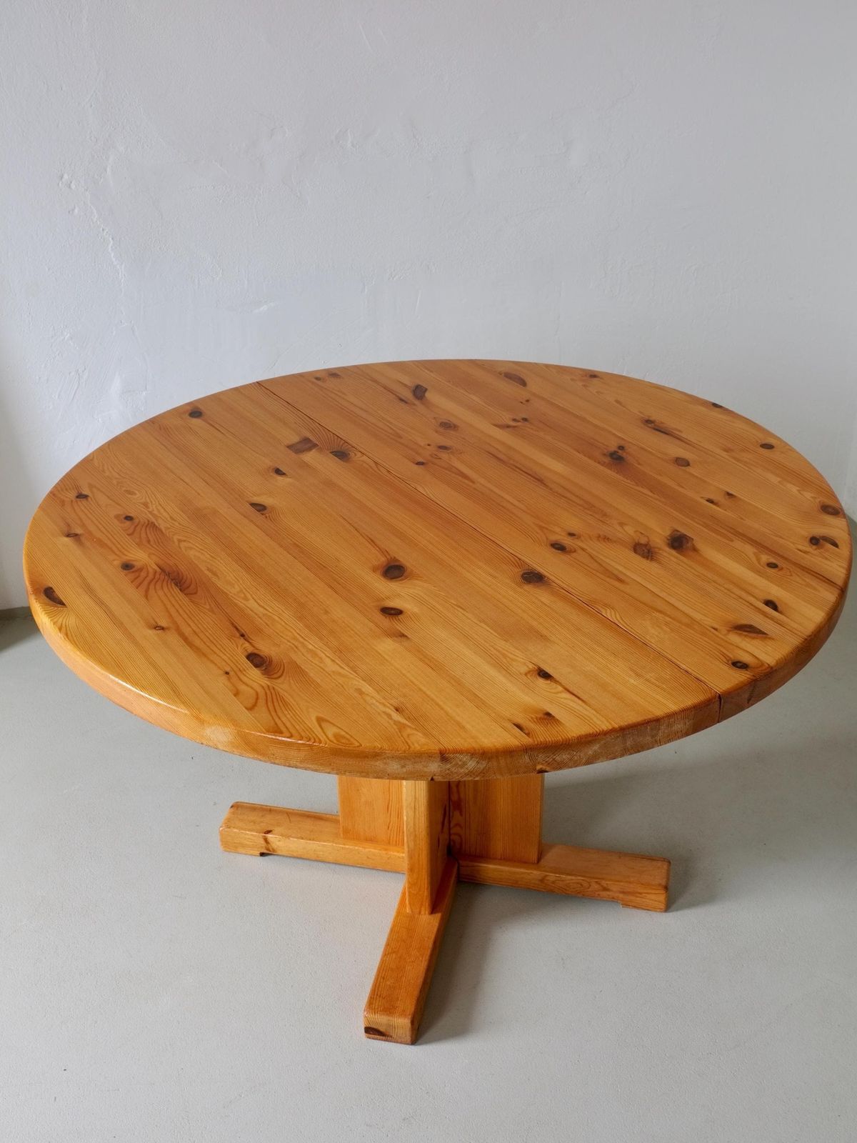 Solid Pine Extendable Dining Table | Scandinavia | 1970s photo 1547.0