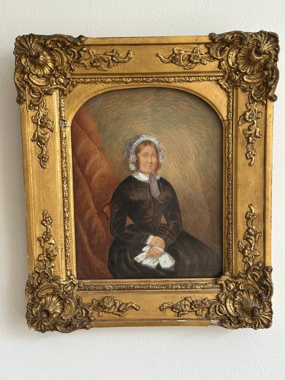XIX Century Potrait Of Vicar's Wife