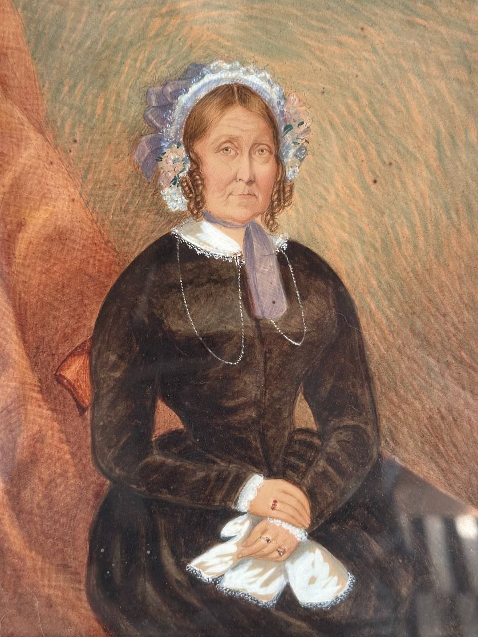XIX Century Potrait Of Vicar's Wife photo furniture