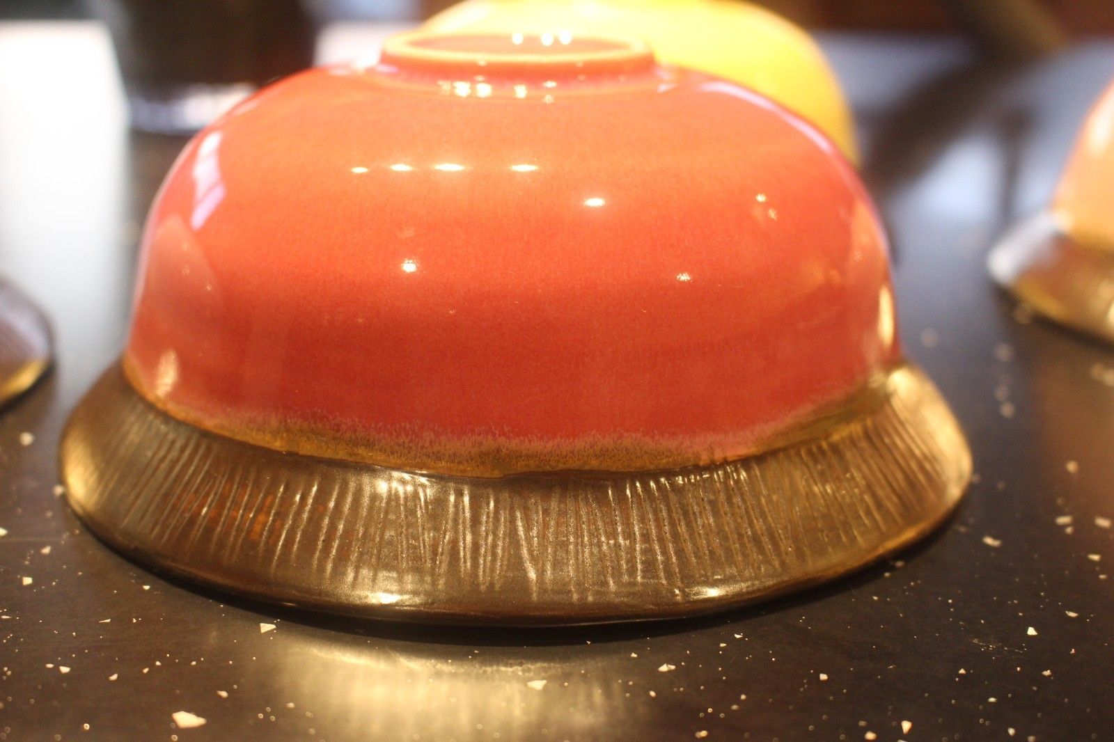 Rare 4 Antique Rise Japanese Koransha Arita Porcelain Glazed Golden  19th C photo Home Decor