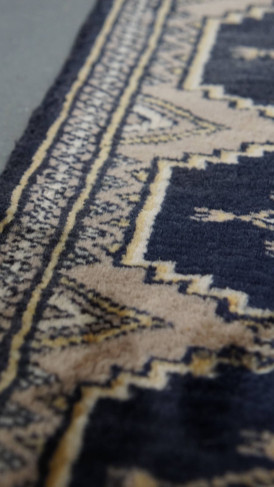 Sfeervol Decoratief Vloerkleed/Loper Met Blauwe En Beige Tinten – 71 X 32 Cm photo Textiel