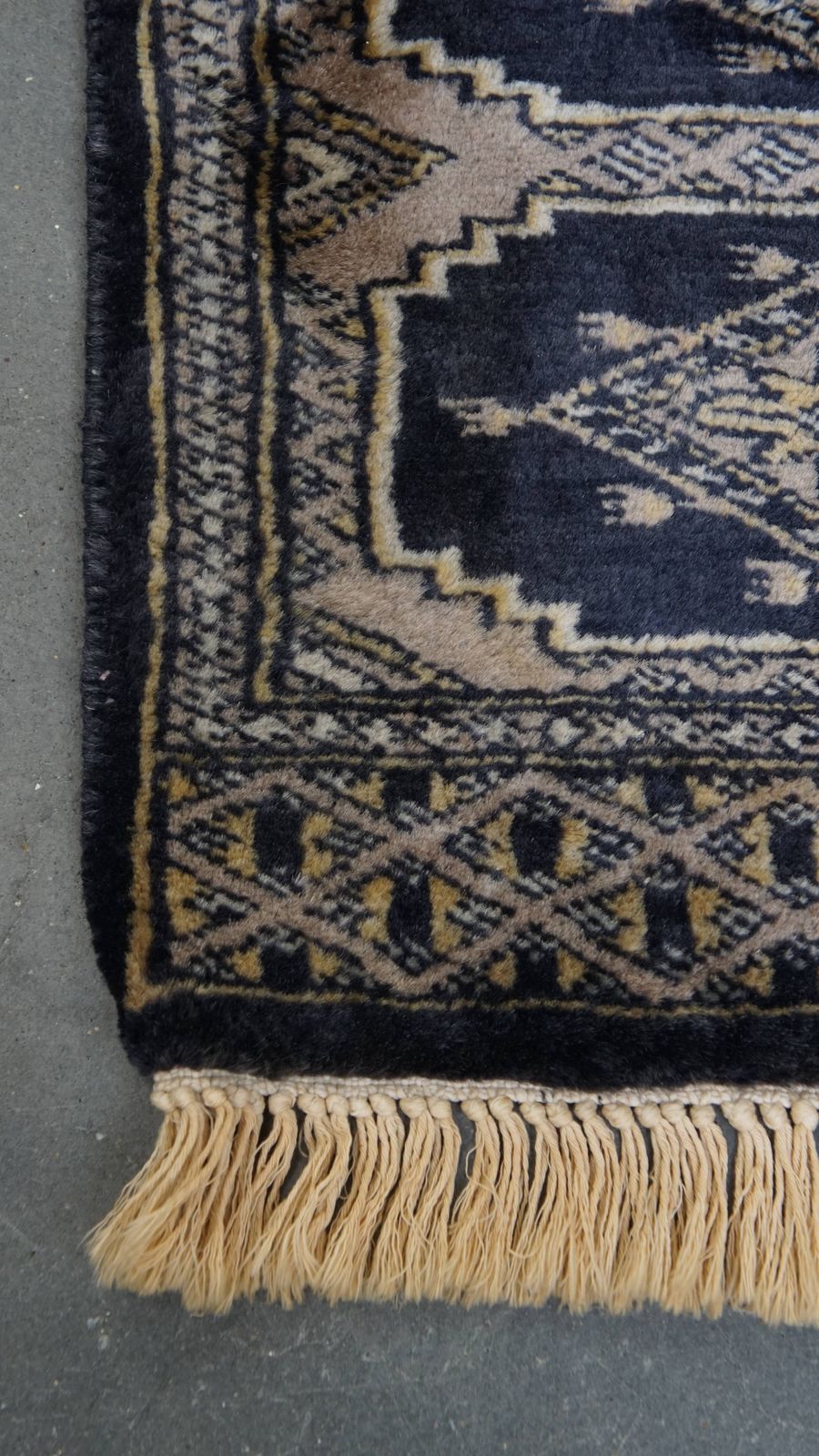 Sfeervol Decoratief Vloerkleed/Loper Met Blauwe En Beige Tinten – 71 X 32 Cm photo 73.0