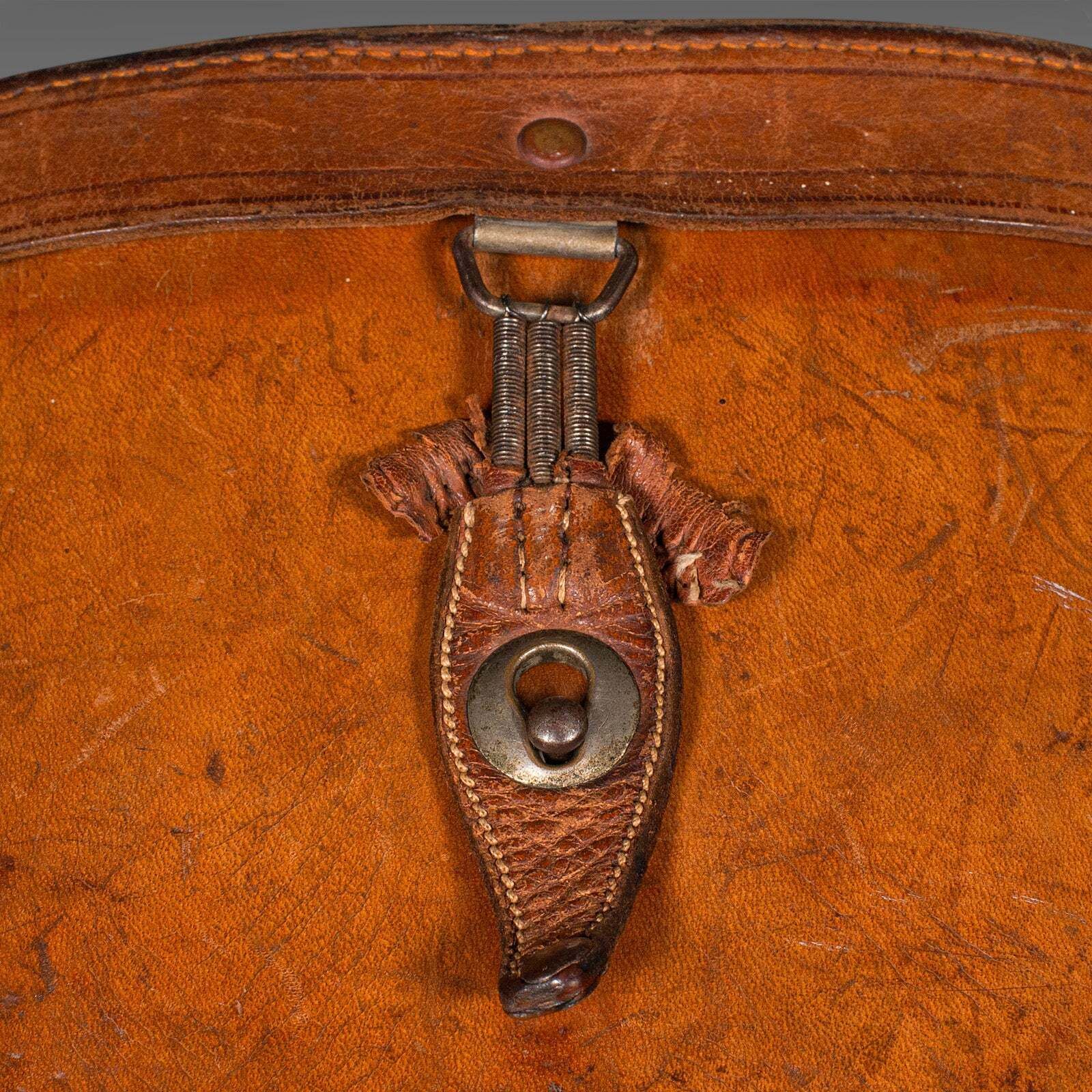 Home Decor Vintage Pair Of Binoculars, Scottish, Racecourse Spotter's Glasses, Leather Case photo
