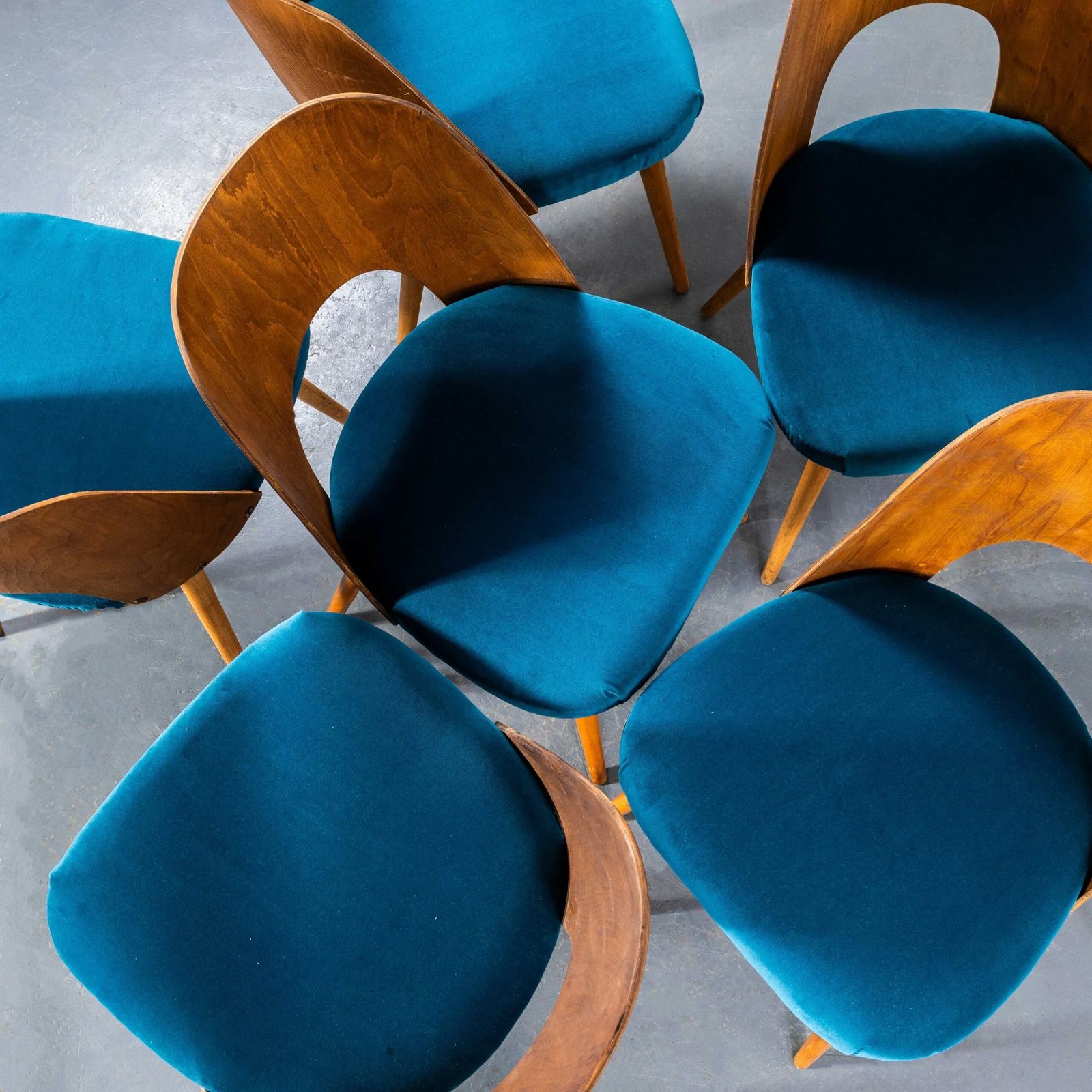 1960’s Oswald Haerdtl Upholstered Dining Chairs – Set Of Six photo buy