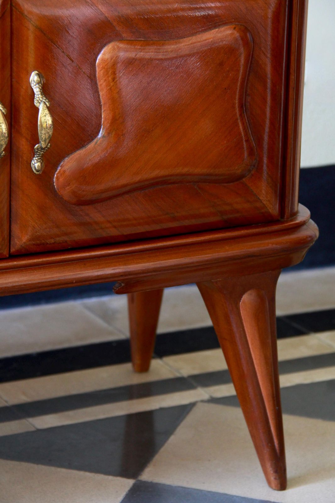 Anna & Elena, Mid Century Antique Bedside / End Tables, Set Of 2, Italy, 1950s photo 984.0