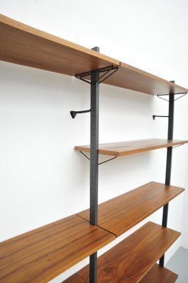photo furniture Swedish Walnut Shelving System By Pira, 1960s