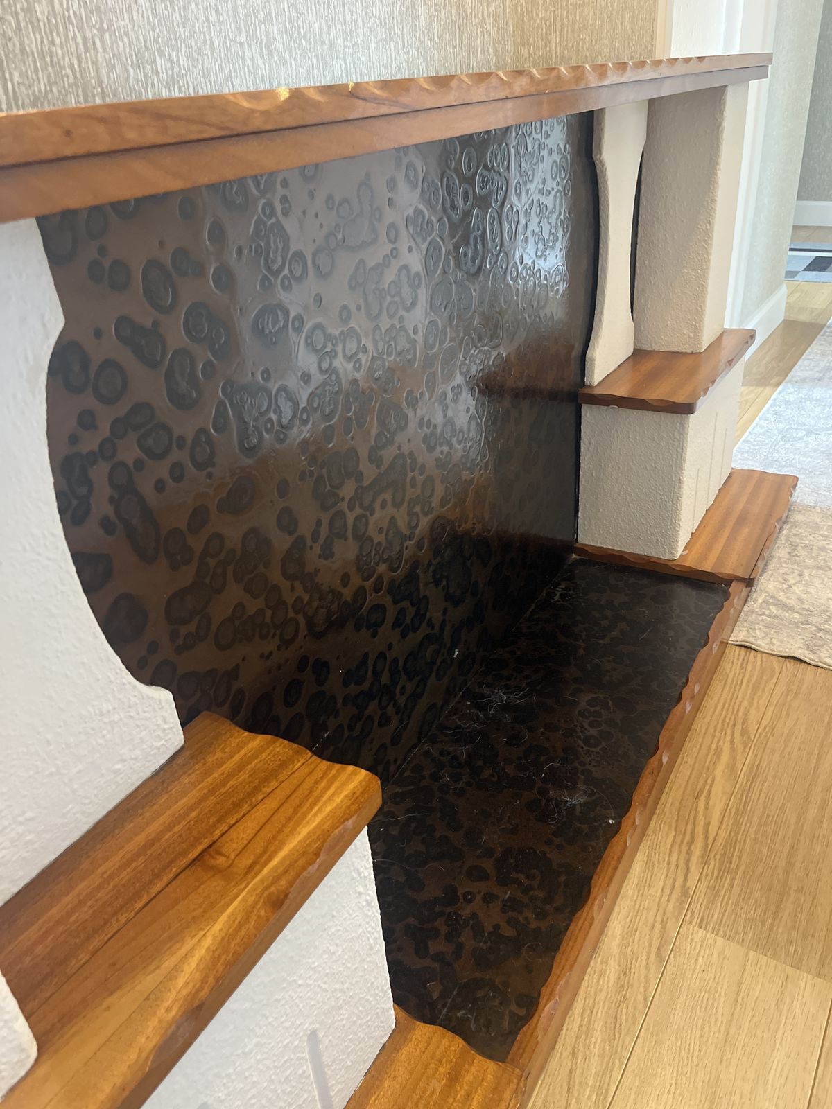Vintage 1970 Fire Surround / Mantlepiece photo for sale