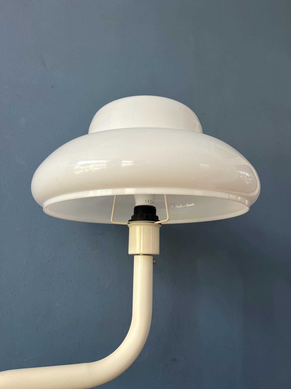 Mid Century Mushroom Floor Lamp With White Plexiglass Shade photo buy