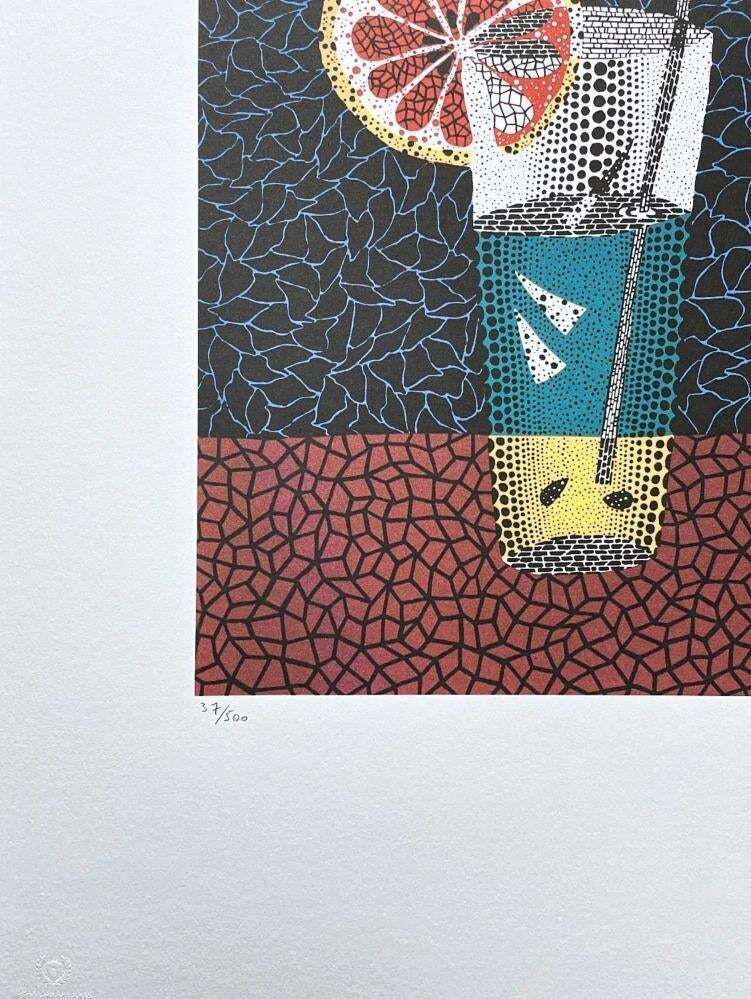 Yayoi Kusama, Lemon Squash, Lithograph, 1980s photo Art
