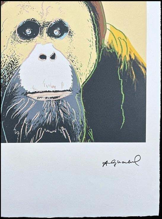 After Andy Warhol, Orangutan Brown , 1980s, Lithograph photo Art