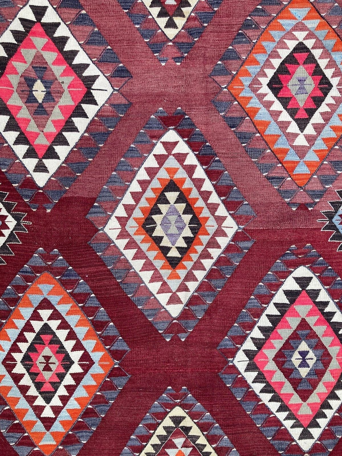 950.0 Vintage Anatolian Kilim 2.50m X 1.70m photo