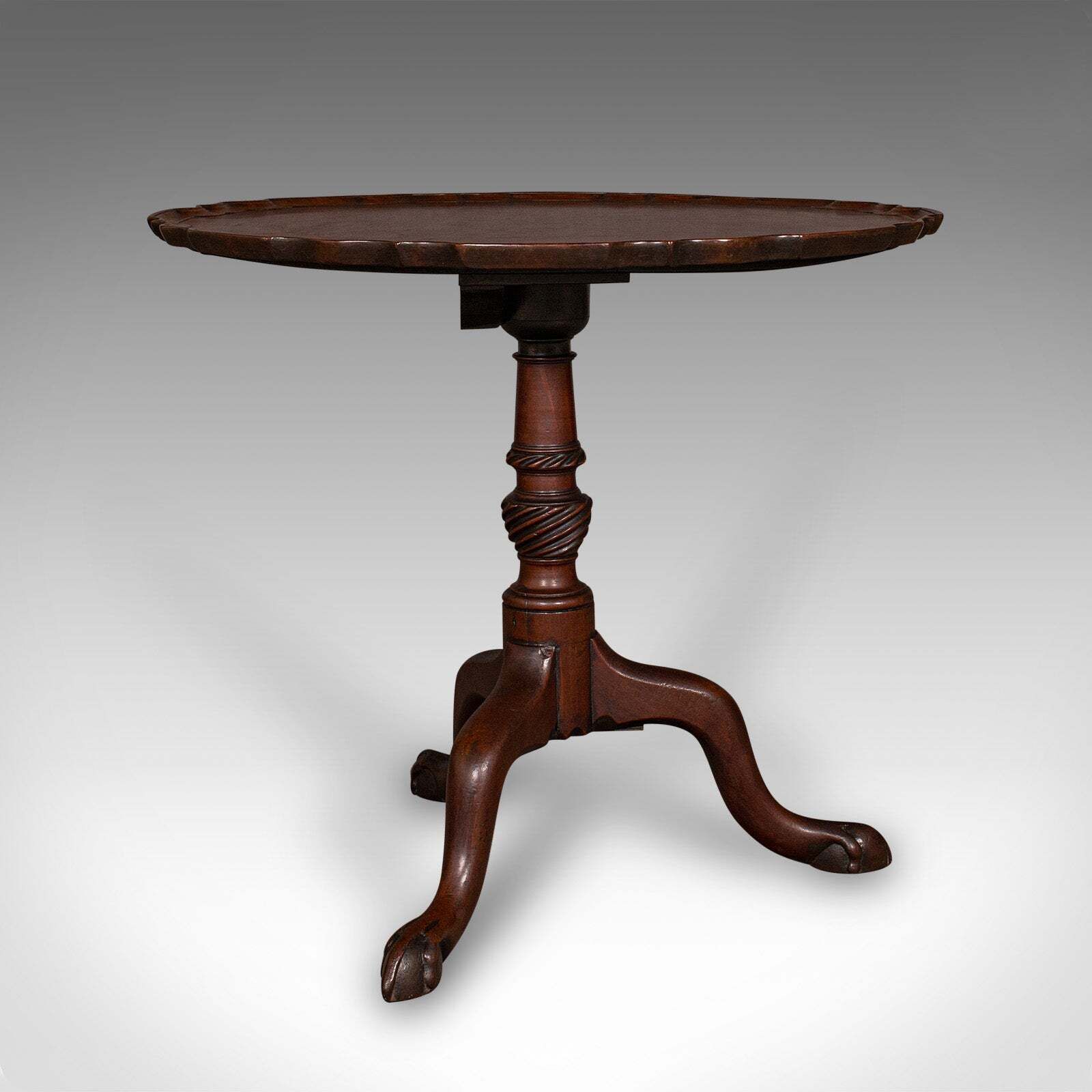 Antique Silver Display Table, English, Tilt Top, Occasional, Reception, Georgian photo vinterior