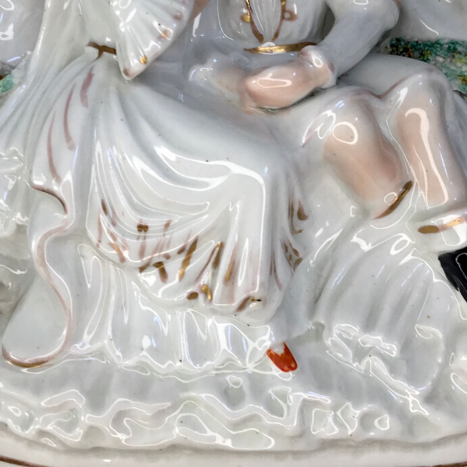 Victorian Staffordshire Flat Back, Lovers In A Bower, An Older Version Of This Romeo And Juliet Design From 1860’s. Lovely Condition. photo buy