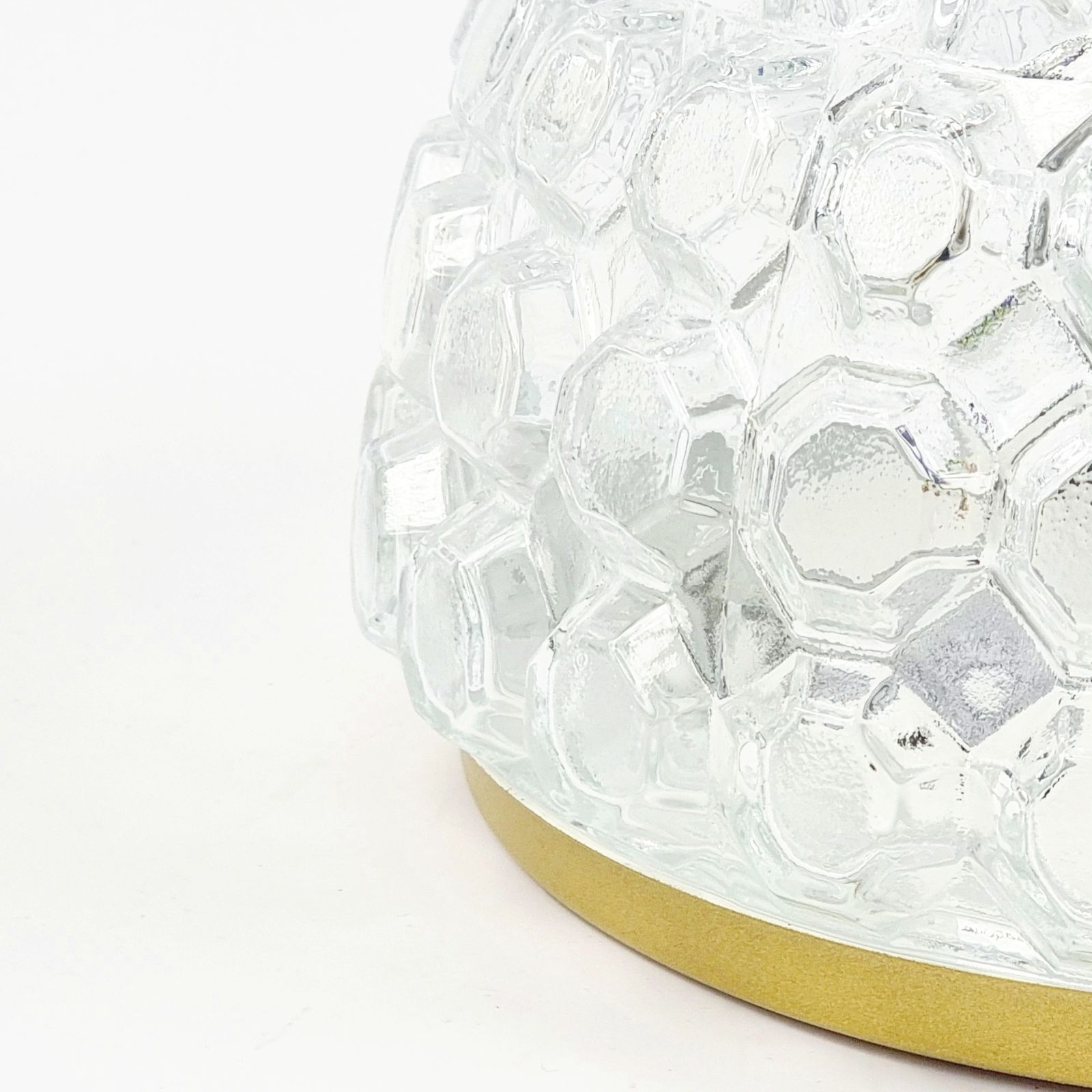 Paar Mid Century Bubbel Glazen Plafondlampen Van Helena Tynell Voor Limburg, Duitsland, Jaren 1960 photo Verlichting
