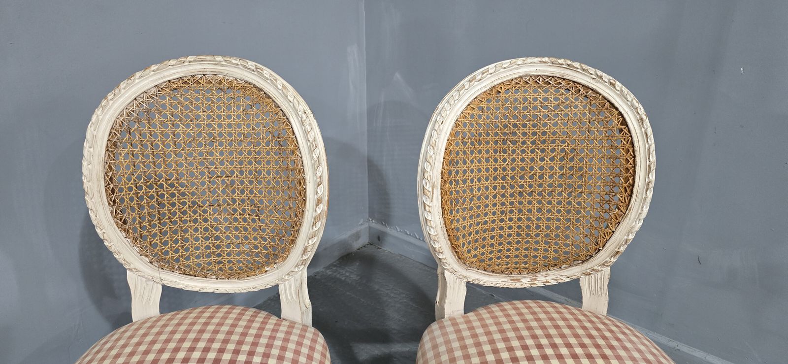 Pair French Bergere Side Chairs photo furniture