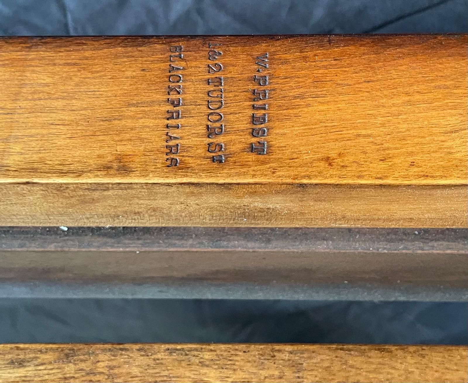 Furniture Victorian Mahogany Extending Dining Table By W. Priest, London – Seats Up To 12 photo