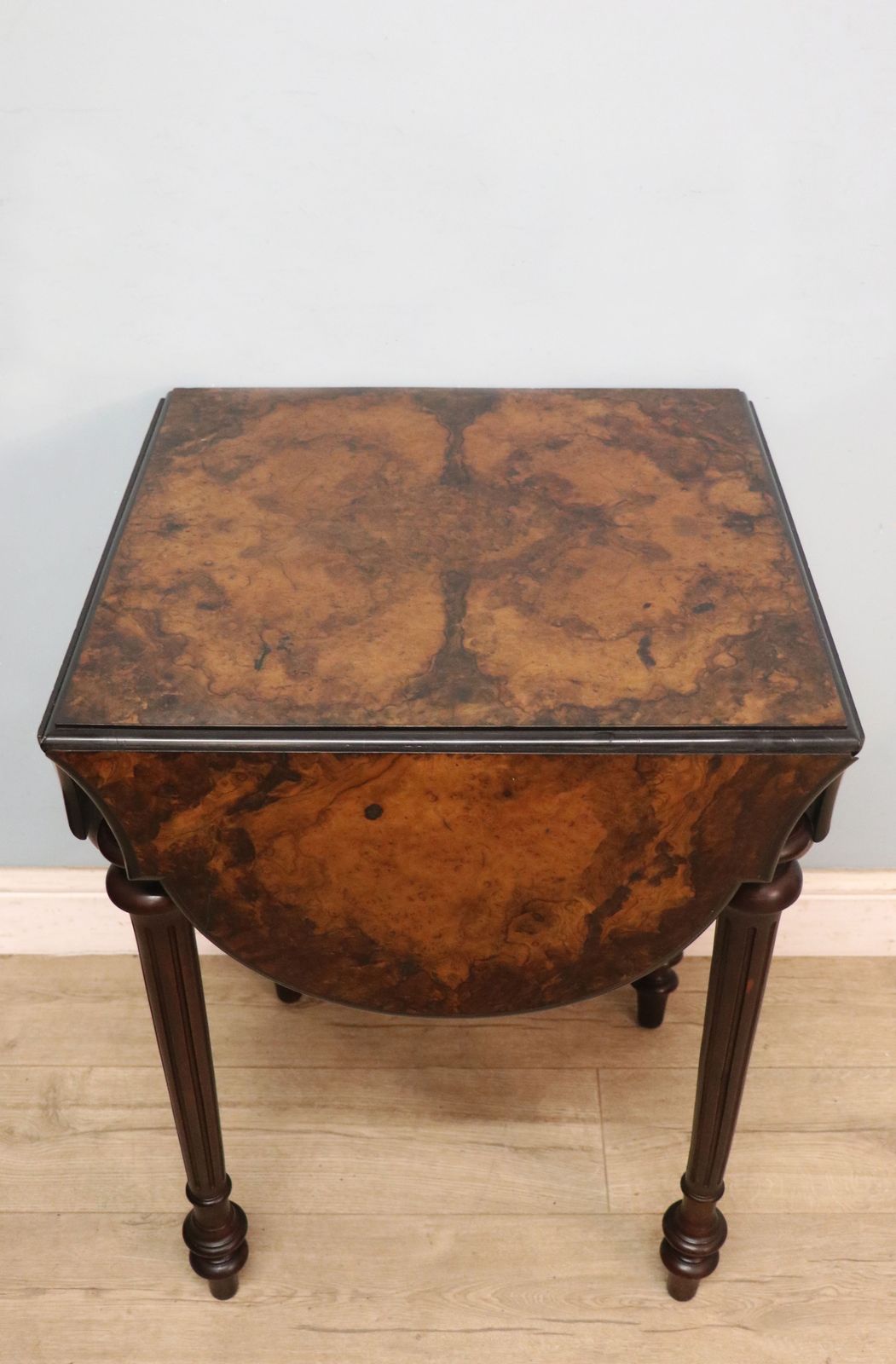 photo for sale Victorian Style! A Lovely Late 19th Century Walnut Occasional Table.