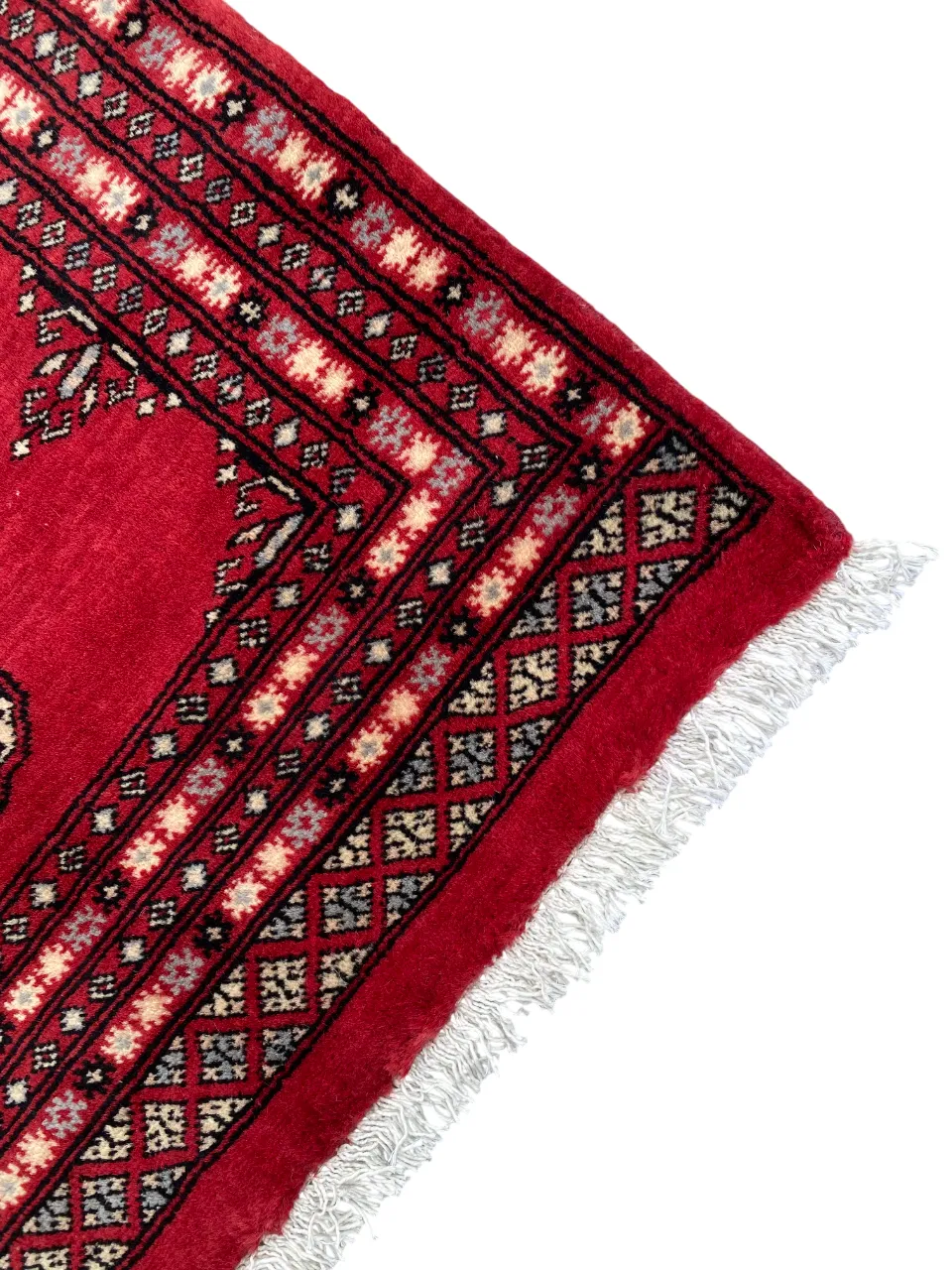 Fine Red Bokhara Rug Afghan Tribal 3x4 Area Carpet photo for sale