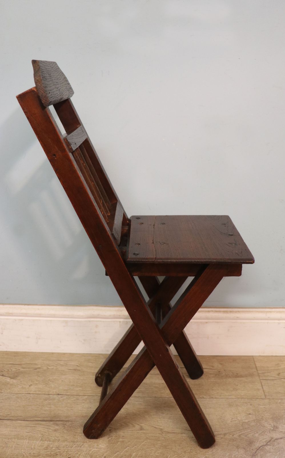 145.0 A Lovely Folding Victorian Child's Chair. photo