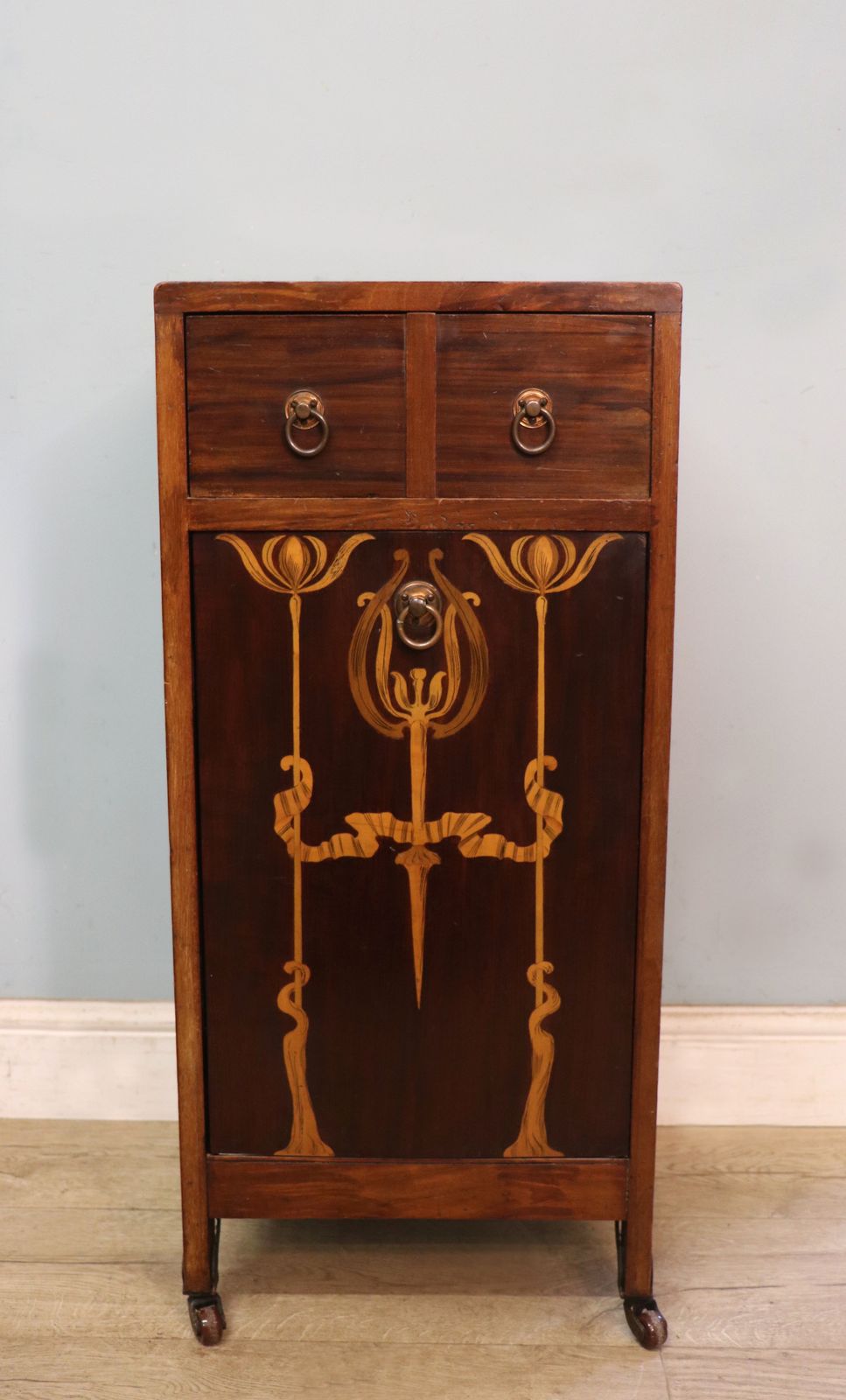 A Lovely Quality Late 19th Century Coal Box In The Style Of Liberty.