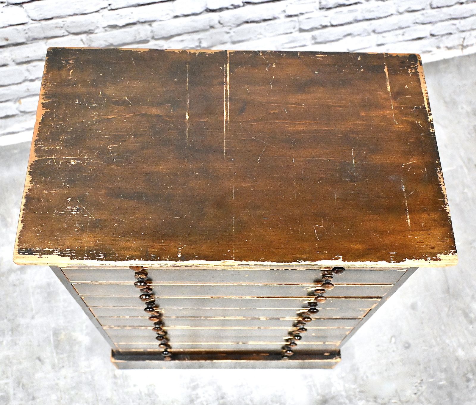 Antique 10 Drawer Collector's Chest photo furniture