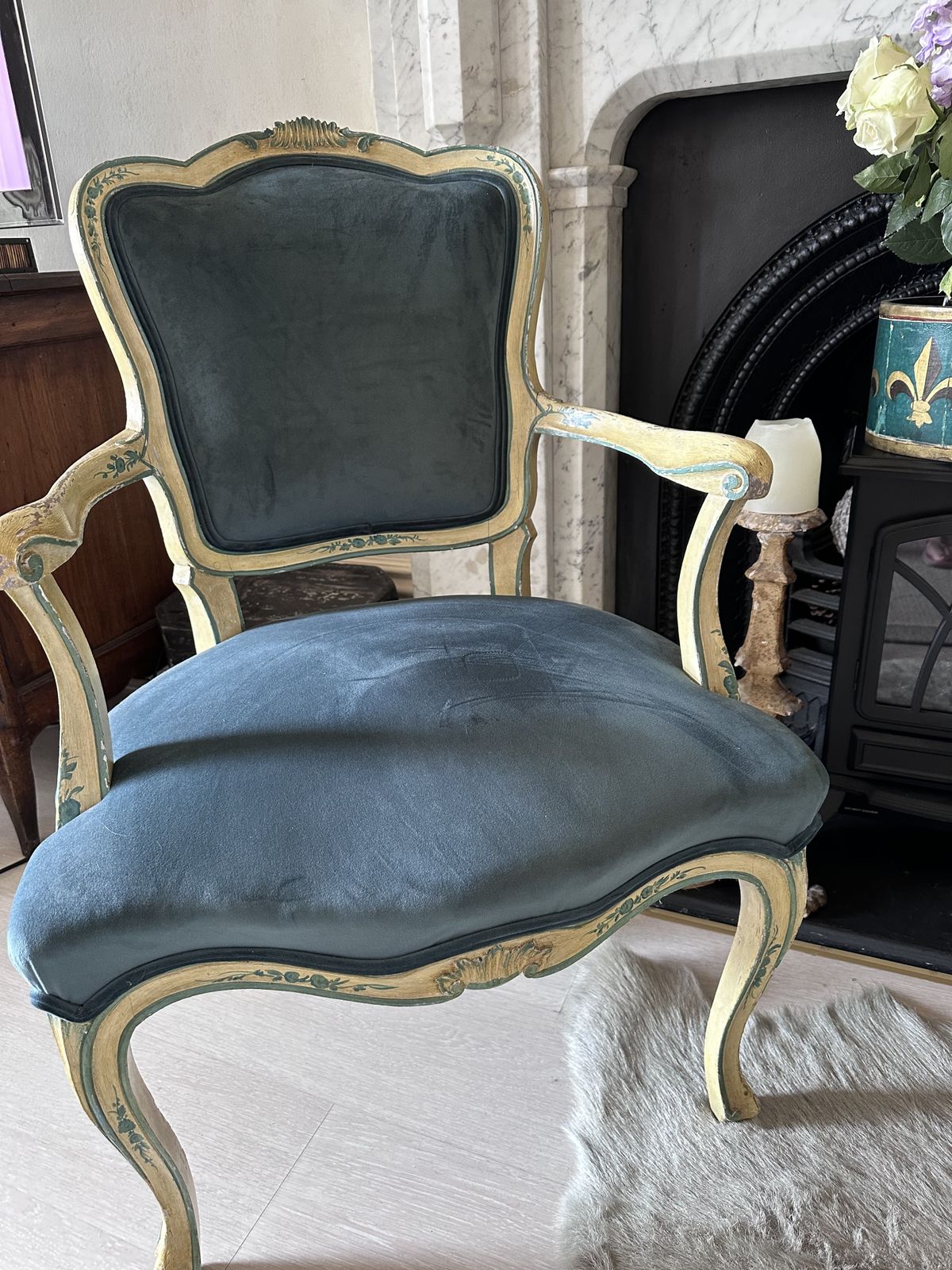 Antique Pair Of Venetian Chairs photo for sale